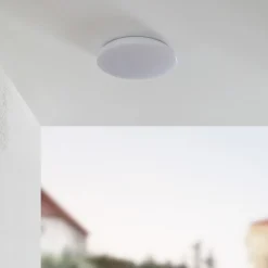 Lindby Doki LED taklampe for utendørs bruk, 34 cm, hvit, plast Online