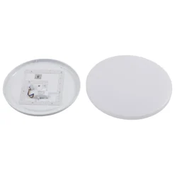 Lindby Doki LED taklampe for utendørs bruk, 34 cm, hvit, plast Online