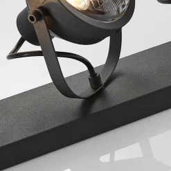 Lindby downlight Henega, 52 cm, svart, 3 lyskilder Best