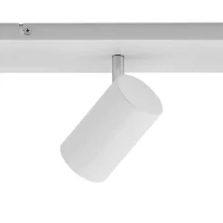 Lindby downlight Joffrey, 116 cm, hvit, 6 lyskilder, GU10 Hot