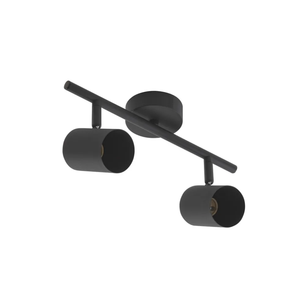 Lindby downlight Jorell, svart, 31 cm, 2 lyskilder, GU10 Online