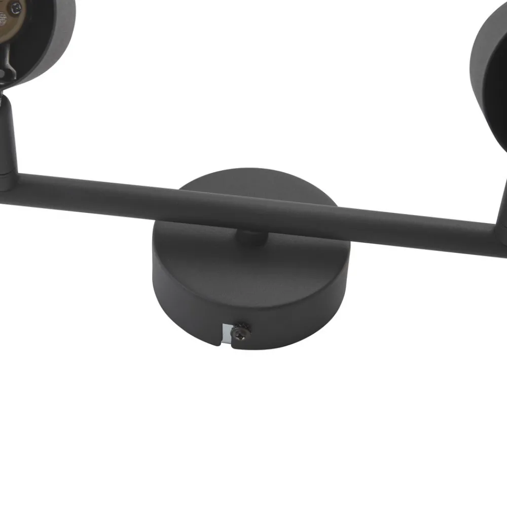 Lindby downlight Jorell, svart, 31 cm, 2 lyskilder, GU10 Online