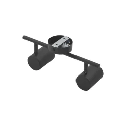 Lindby downlight Jorell, svart, 31 cm, 2 lyskilder, GU10 Online