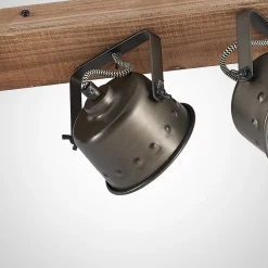 Lindby downlight Rubinjo, 62 cm, 4 lyskilder, tre, GU10 Online