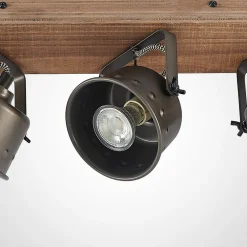 Lindby downlight Rubinjo, 62 cm, 4 lyskilder, tre, GU10 Online