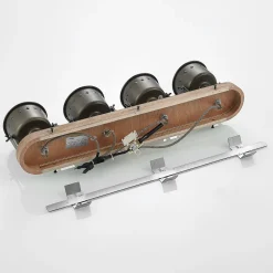 Lindby downlight Rubinjo, 62 cm, 4 lyskilder, tre, GU10 Online