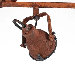 Lindby downlight Scabra, 63 cm, rustbrun, 4 lyskilder, metall Clearance