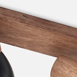 Lindby downlight Tonja, 3 lyskilder, 55 cm, tre, stål| Design- Og Hotellbelysning|Spotter I Tak