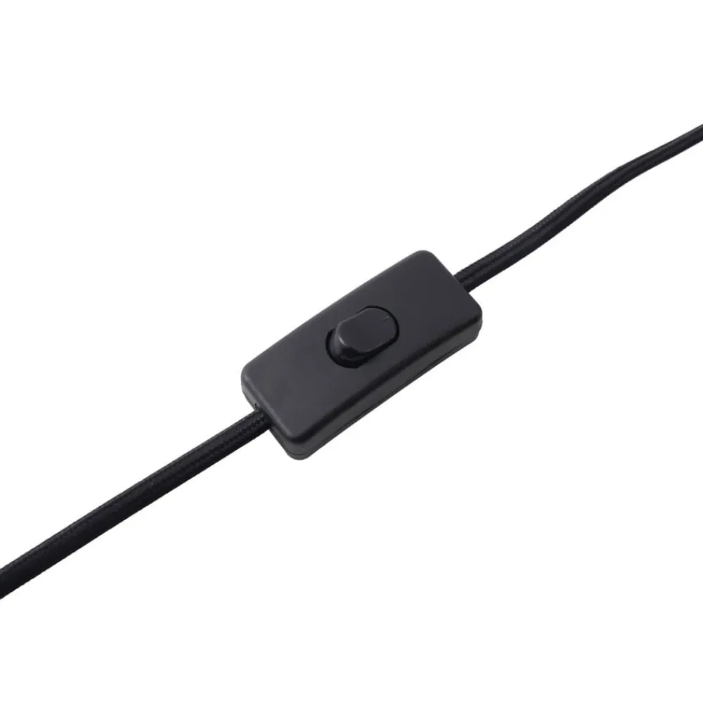 Lindby Ediz bordlampe, svart, tre, 25 cm høy, E27| Bordlamper