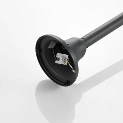 Lindby Edric lyktestolpe, høyde 215 cm, antrasitt, aluminium| Lyktestolper