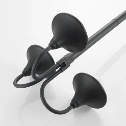 Lindby Edric lyktestolpe, høyde 215 cm, antrasitt, aluminium| Lyktestolper