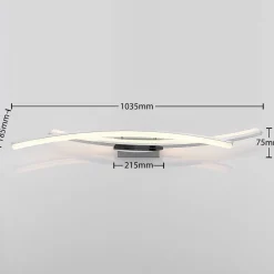 Lindby Elarit LED-taklampe, forkrommet| Design- Og Hotellbelysning|Led-Innendørs