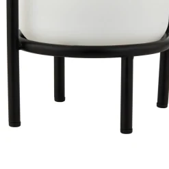 Lindby Eleia LED terrasselampe, svart, metall, oppladbart batteri| Kommersiell Utebelysning|Led-Utendørs