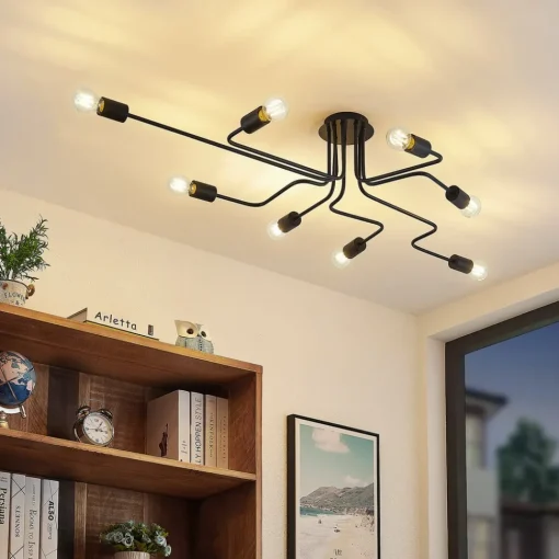 Lindby Elimar taklampe, 8 lyskilder Clearance