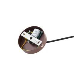 Lindby Elorri hengelampe, brun, metall, Ø 38 cm| Pendellamper