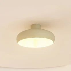 Lindby Elover taklampe, lysegrønn, Ø 45 cm, jern| Taklamper