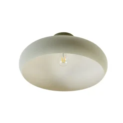 Lindby Elover taklampe, lysegrønn, Ø 45 cm, jern| Taklamper