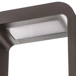 Lindby Emima LED-gatelampe, 60 cm, antrasitt, aluminium Discount