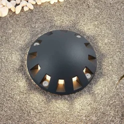 Lindby Emiro LED-bakkespot, kan kjøres på| Led-Utendørs|Utespotter