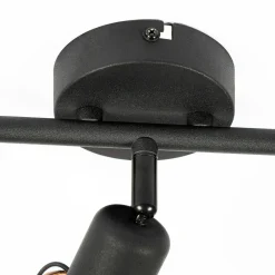 Lindby Eudoria spot 3 lyskilder svart/gull Sale