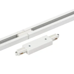 Lindby 1-fase skinnesystem Linaro, GU10, hvit, 5 lyskilder| Skinnesystem
