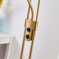 Lindby Felicia uplight med leselampe, messing Clearance