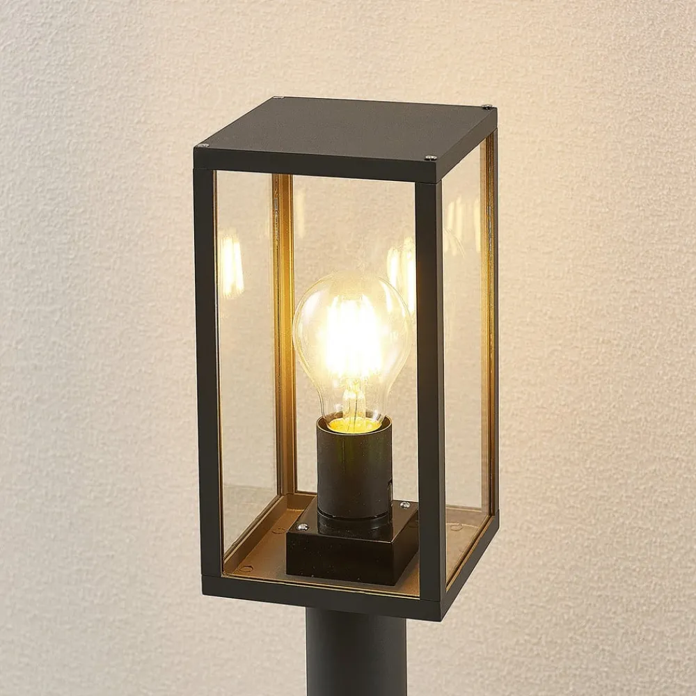 Lindby Filimon veilampe, 80 cm, antrasitt, IP44, E27| Terrassebelysning|Gatebelysning, Pullert Belysning