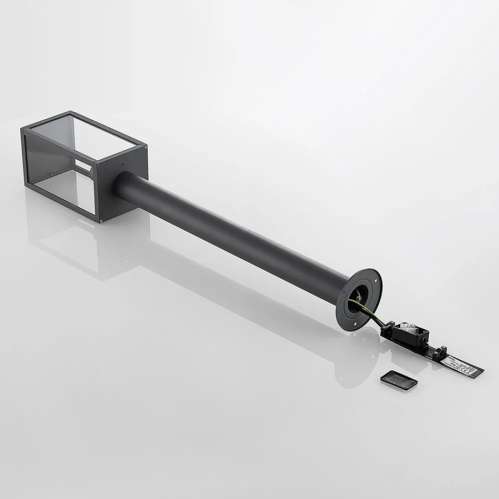 Lindby Filimon veilampe, 80 cm, antrasitt, IP44, E27| Terrassebelysning|Gatebelysning, Pullert Belysning