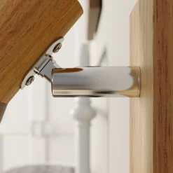 Lindby Filiz spotlight, 12 cm høy, tre, betong, E14 Best