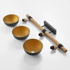 Lindby Flurin hengelampe, 3 lyskilder, 107 cm, svart, metall| Pendellamper