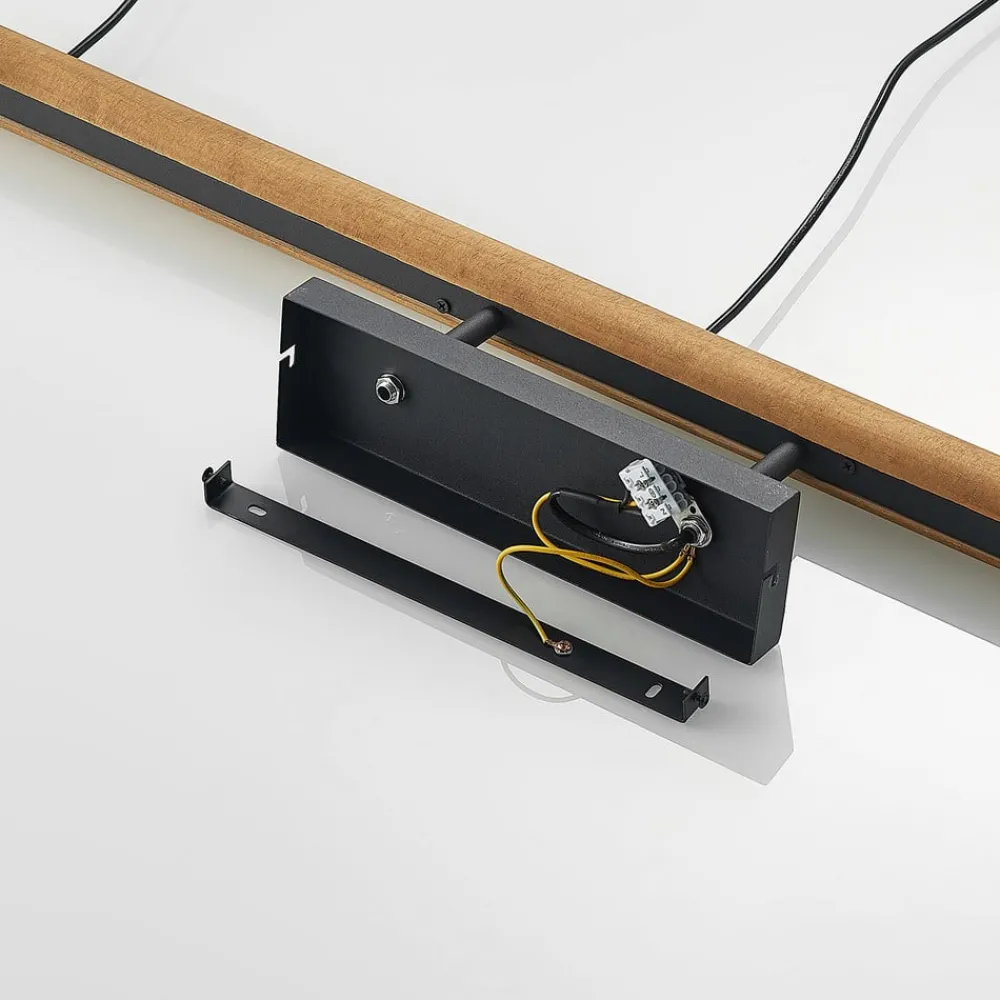 Lindby Flurin hengelampe, 3 lyskilder, 107 cm, svart, metall| Pendellamper