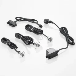 Lindby Gracelle LED-bakkespot, 3 stykk rundt| Utespotter