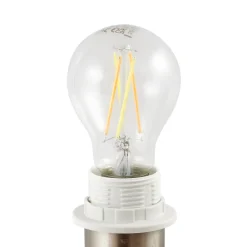 Lindby gulvlampe Adamio, Ø 45,5 cm, hvit, tekstil, stativ