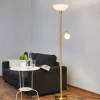 Lindby gulvlampe Elaina, leselampe, messingfarget, 183cm E27 Outlet