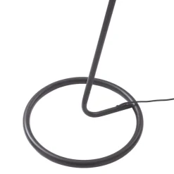 Lindby gulvlampe Elira, svart, metall, 150 cm høy, E27| Gulvlamper