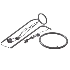 Lindby gulvlampe Elira, svart, metall, 150 cm høy, E27| Gulvlamper