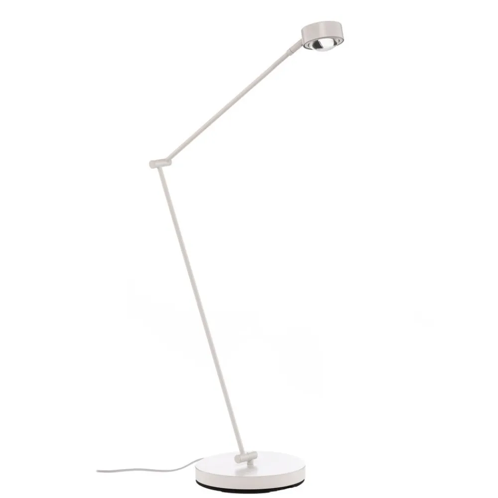 Lindby gulvlampe Jyla, hvit, linse, 3000K, GX53, jern| Gulvlamper