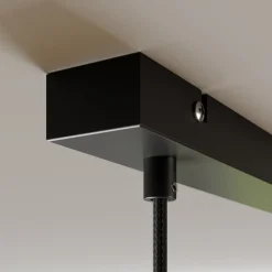 Lindby hengelampe Enrique, rav, 4 lyskilder, glass, tre, E27 Online