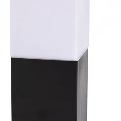 Lindby Honula sokkellampe, 45 cm, mørkegrå, IP44, E27| Sokkellamper Med Sensor|Terrassebelysning