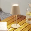 Lindby LED oppladbar bordlampe Janea TWIN, beige, metall Online