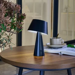 Lindby LED solcellelampe Lirinor svart plast 13 cm Online