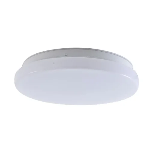 Lindby LED taklampe Kirkola, 3000 K, Ø 26 cm, hvit| Kommersiell Utebelysning|Led-Utendørs