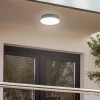 Lindby LED utendørs taklampe Lahja, antrasitt, sensor, IP65 Outlet