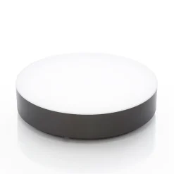 Lindby LED utendørs taklampe Lahja, antrasitt, sensor, IP65 Outlet
