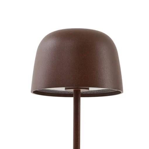 Lindby LED-bordlampe Arietty, brun, dimbar, IP65 New