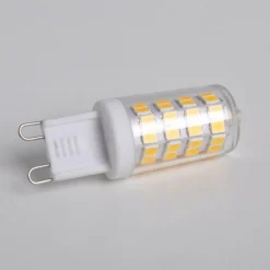 Lindby LED-pennelykt, sett med 3, G9, 3 W, klar, 3000 K