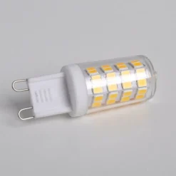 Lindby LED-pennelykt, sett med 5 stk, G9, 3 W, klar, 3000 K| G9 Pærer