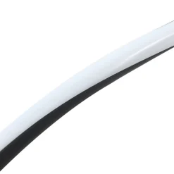 Lindby LED-solcellelampe Sabriel, buet, svart, aluminium, 3000K Outlet