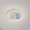 Lindby LED-taklampe Kosmo, 40 cm, hvit, metall, jord New
