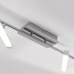 Lindby LED-taklampe Pilou, 6 lyskilder, dimbar, krom New